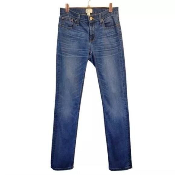 J. Crew | Matchstick Slim Skinny Mid Rise Medium Wash Jeans - Picture 1 of 6